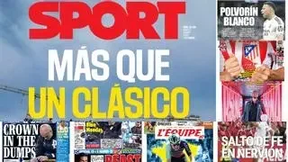 Estas son las portadas de la prensa deportiva de hoy